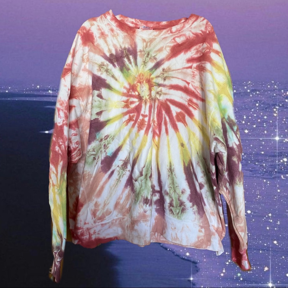 Tie Dye Champion Sweatshirt